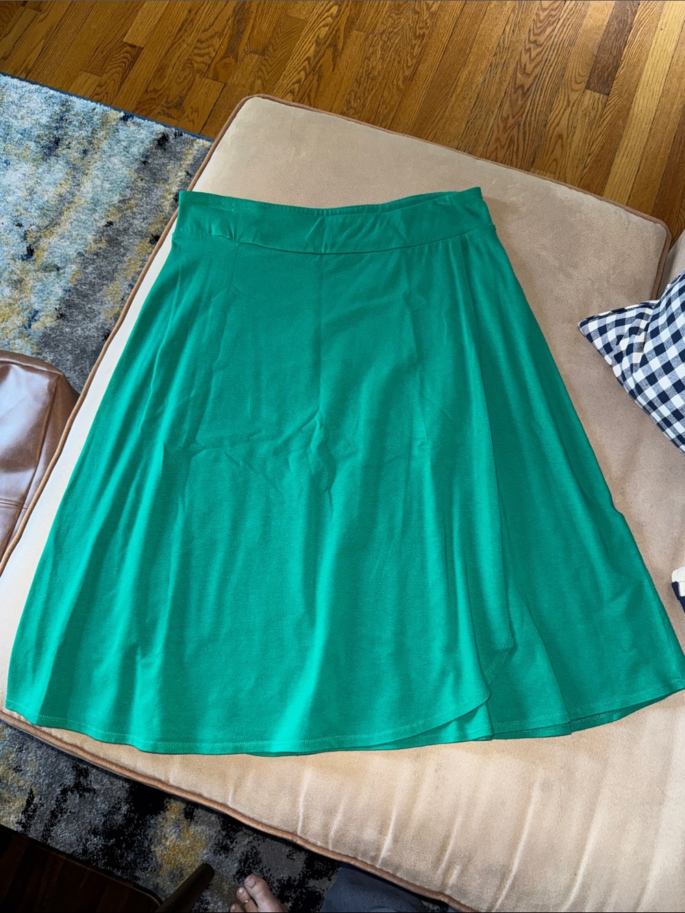 Talbots Emerald Green A-Line Skirt